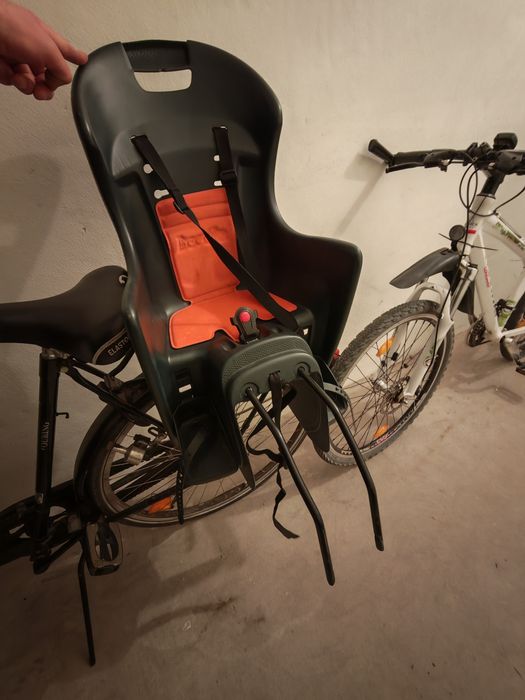 Fotelik rowerowy używany.
