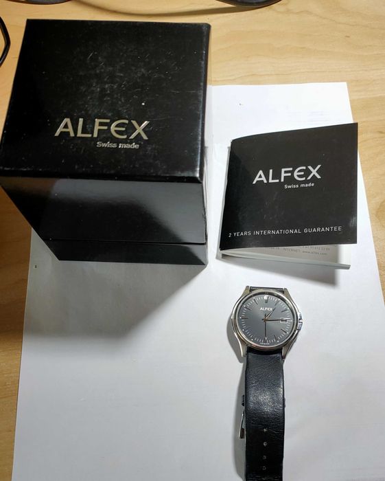 Часы Alfex 5626, Швейцария, сапфировое стекло, мужские.