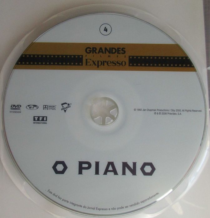 O Piano - - - Filme - - - - - DVD