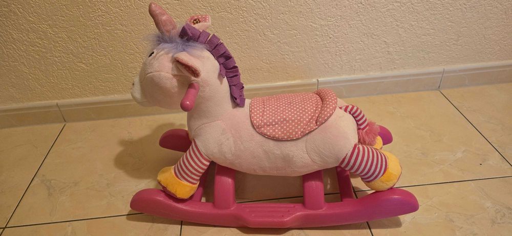 Cavalinho de baloico Rosa