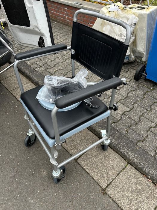 Balkonik inwalidzki kule toaleta przenośna