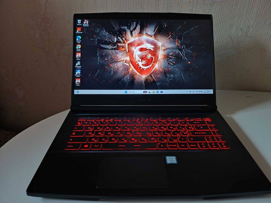 MSI GF63 Thin 8RD i5-8300H 16G nVIDIA GTX1050Ti Max-Q 4Gb SSD512G 60Hz