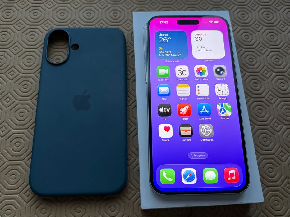 iPhone 16 PLUS Imaculado Fatura/Garantia e Capas Originais