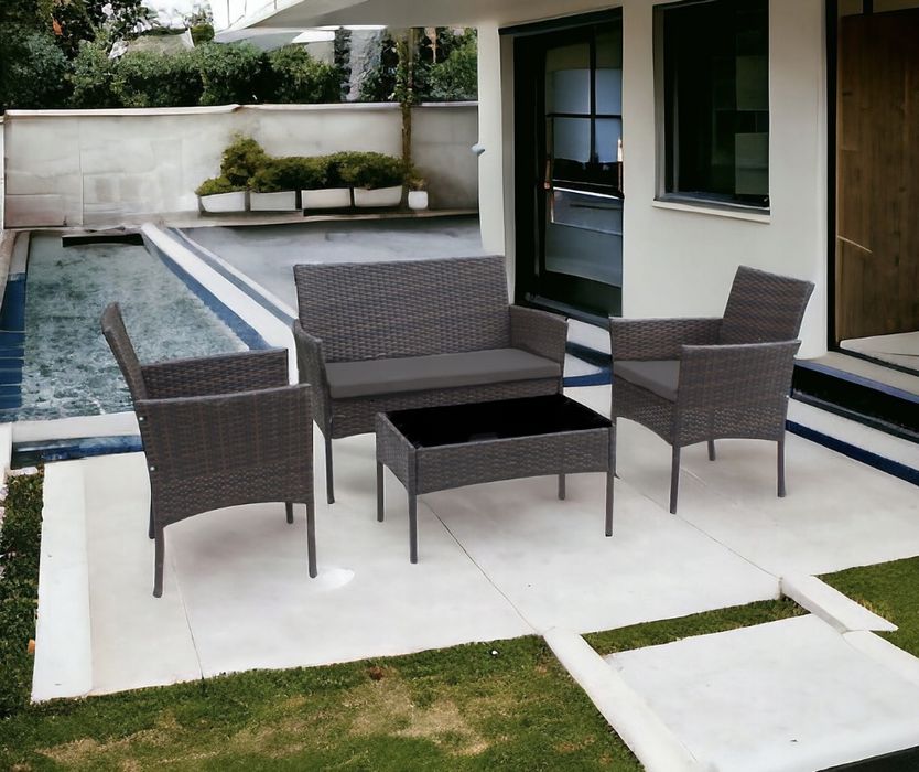 Meble ogrodowe technorattan zestaw kolory