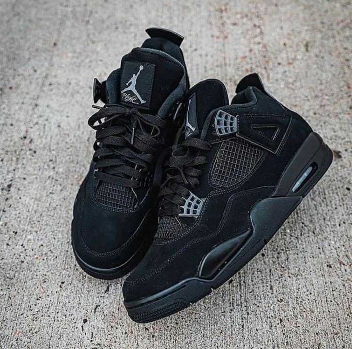 Мужские кроссовки Nike Air Jordan Retro 4 "Black Cat" 40-45