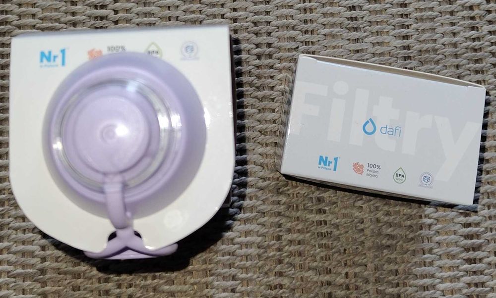 Butelka Dafi z filtrami komplet 5 szt filtrów nowe