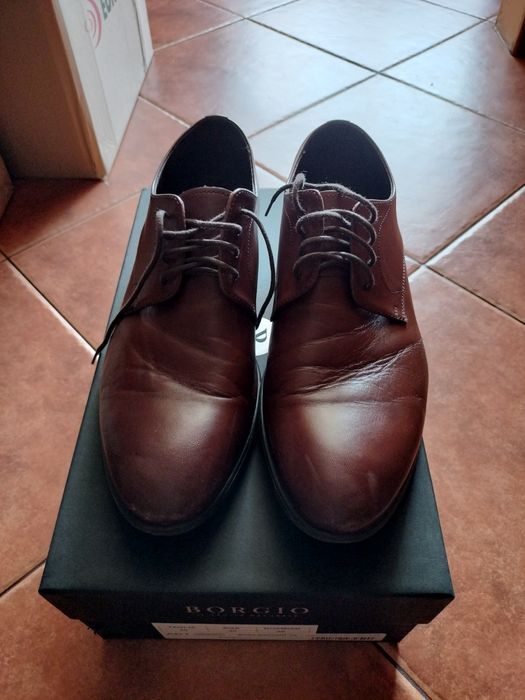 Buty męskie skórzane