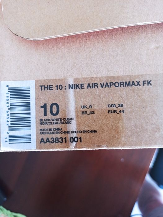 Tênis Nike Air VAPOR MAX FK 44