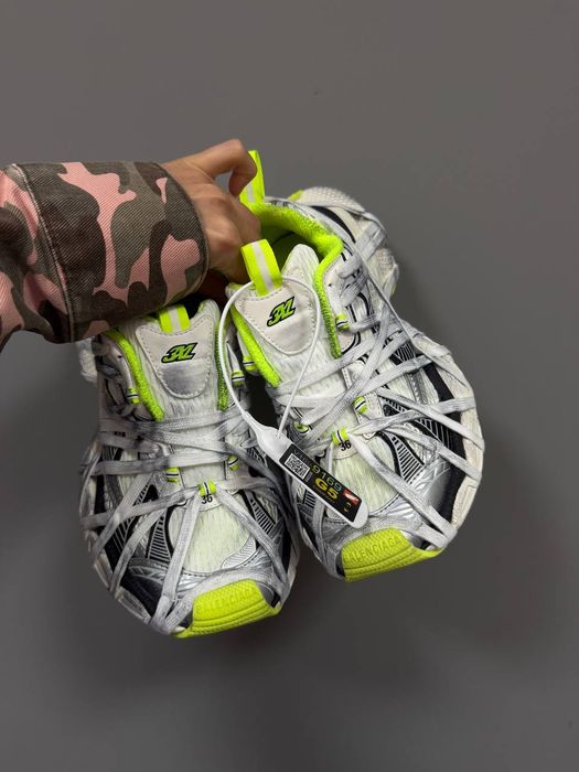 Кросівки Balenciaga 3XL Extreme Laces Acid/Silver premium