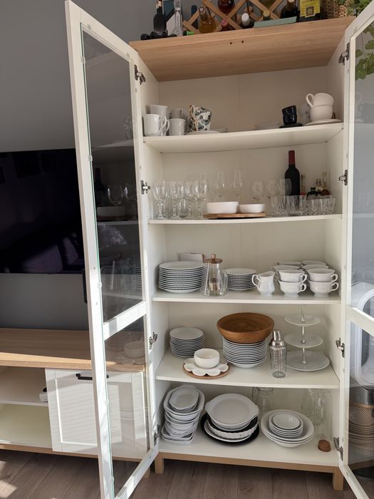 Komoda RTV wiryna Black Red White kolekcja Loksa