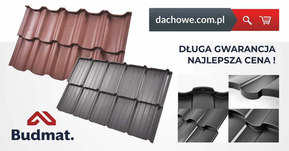 Blachodachówka BUDMAT BELLA SARA X-MATT Modułowa - cała POLSKA