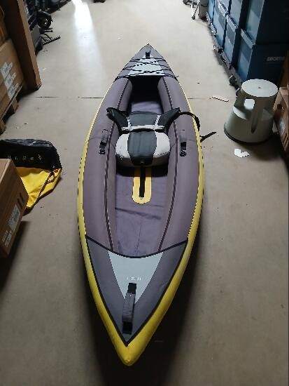 KAYAK INSUFLÁVEL DE PASSEIO 1 LUGAR AMARELO