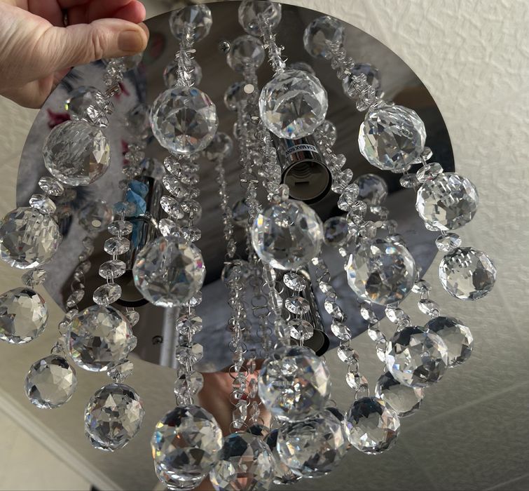 Lampa sufitowa kryształ