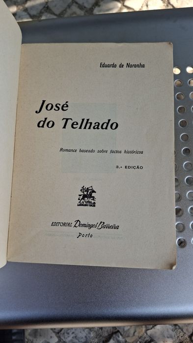 Zé do Telhado livro raro 2 edição Eduardo Noronha