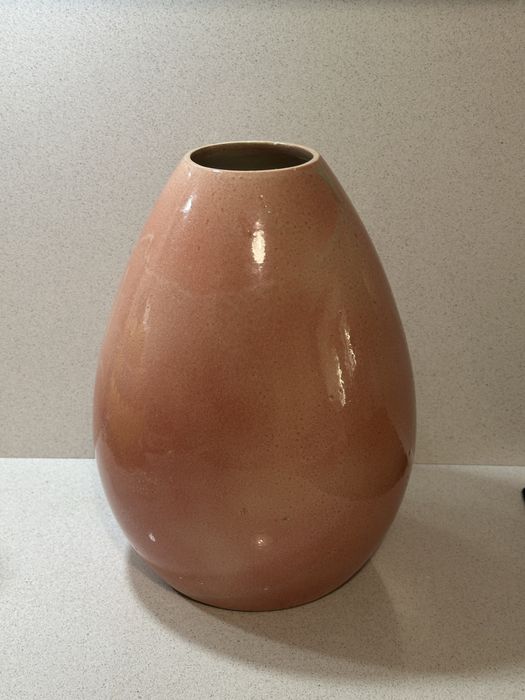 Pink ceramic vase