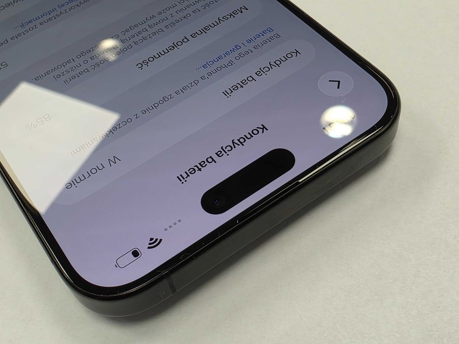 iPhone 15 PRO MAX 256GB Dual SIM (SIM + eSIM)/ Black Titanium/ BAT 85%/ Grade A/ + ładowarka/ 14.09.24 z iSpot