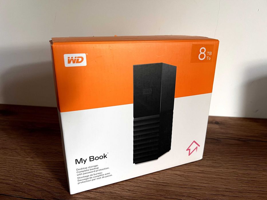 Dysk zewnętrzny WD My Book 8TB (3,5”, USB 3)