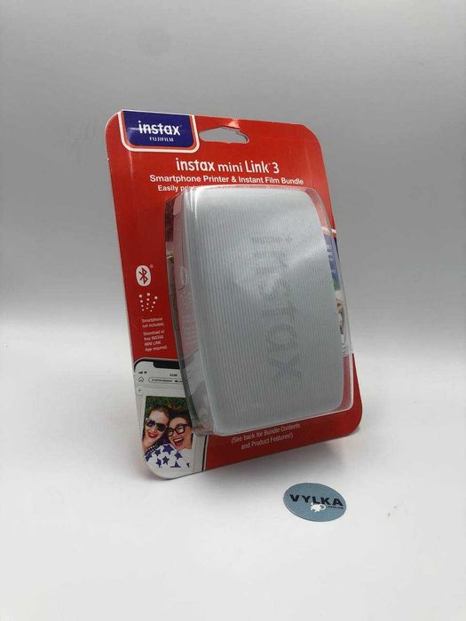Фотопринтер Fujifilm Instax Mini Link 3 (КАРТРИДЖ У ПОДАРУНОК!)