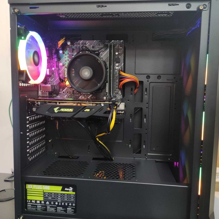 Компютер Новый Ryzen 5 3600, 16GB DDR4, AORUS RX 570, SSD 512GB m2 ТОП