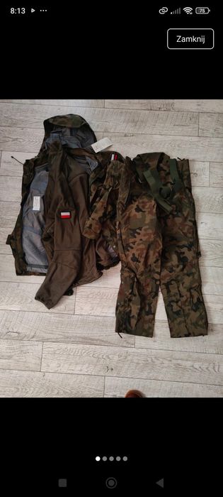 Goratex wojskowy nowe