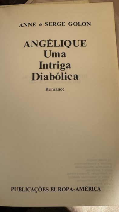 Coleção "Angélique" – Anne e Serge Golon – 12 Volumes