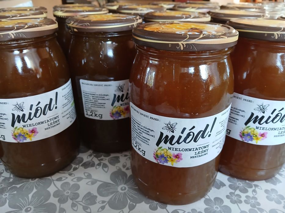 Miód, Miód wielkokwiatowy, miód lipowy, miód akacjowy, miód spadziowy