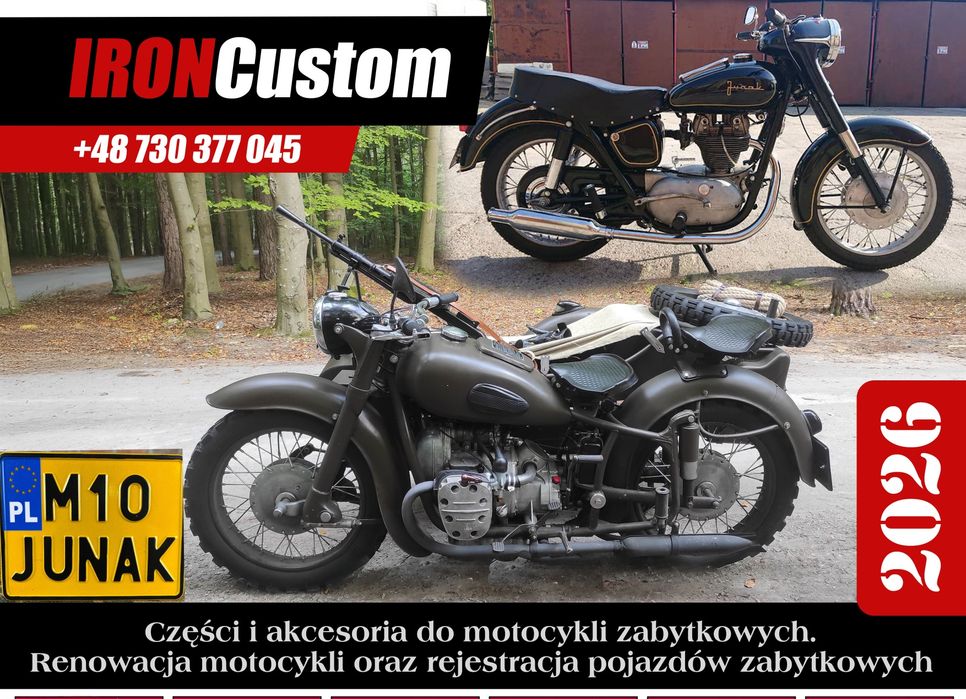 Nowe amortyzatory WSK 125 175 z regulacją twardości tłumik wał cylinde