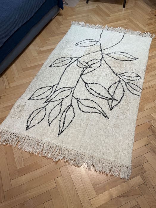 Dywan kremowy Boho jak nowy