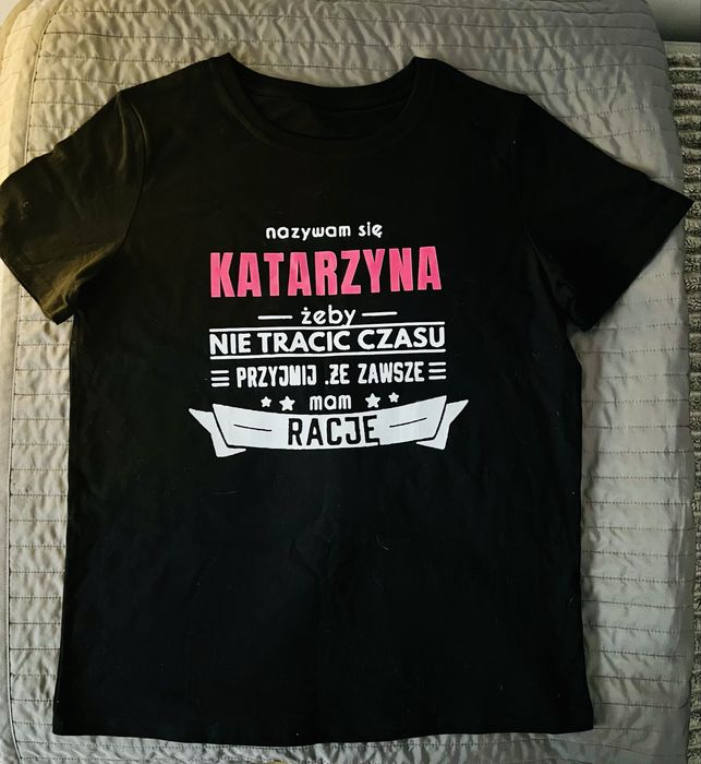 T-shirt damski dla Katarzyny