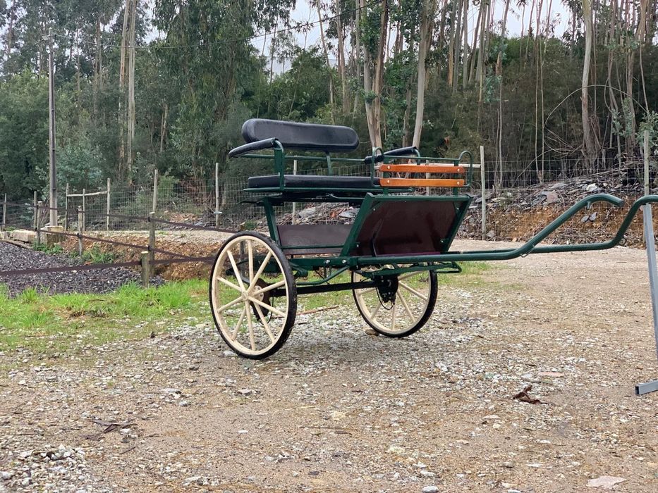 Charrete para cavalo pequeno