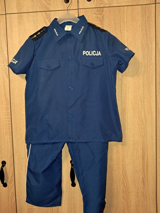 Strój karnawałowy Policjant Drogówka 140 cm