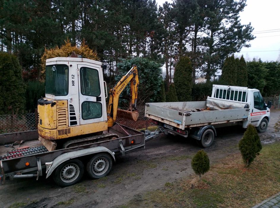 Usługi minikoparką  transportowe wywrotka 3.5  tony budowlane