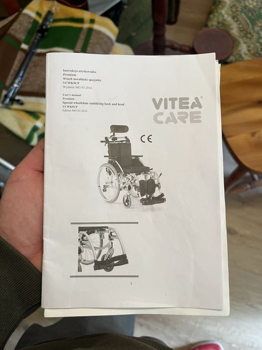 Wózek inwalidzki specjalny (Premium)