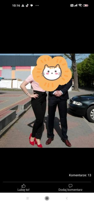 Pantofle kolor czerwony