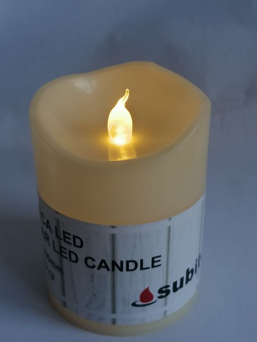 Świeca LED subito, znicz LED 10cmx7,5cm nowy