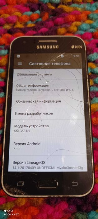 Смартфон Б/У Samsung Galaxy J1 SM-J100H/DS