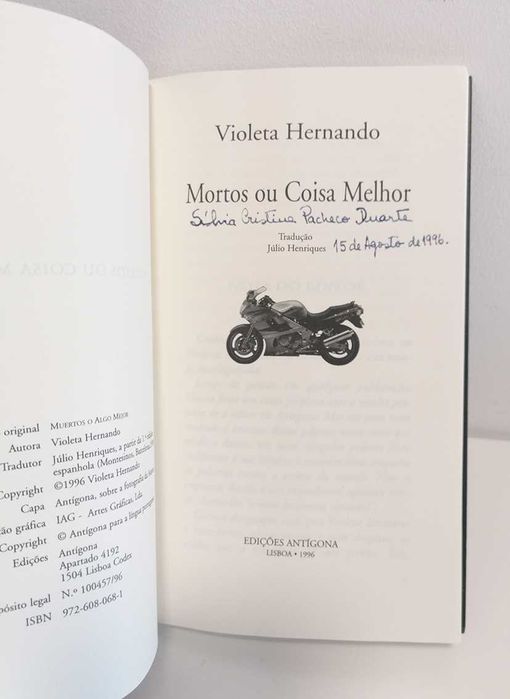 Mortos ou Coisa Melhor, de Violeta Hernando