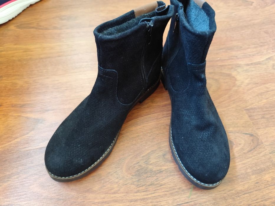 Botas S. Oliver em camurça forradas 36 - elegantes e quentes