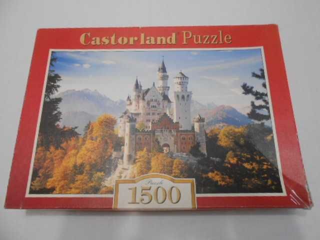 Castorland puzzle  1500,  "Neuschwanstein castle, Germany" некомплект