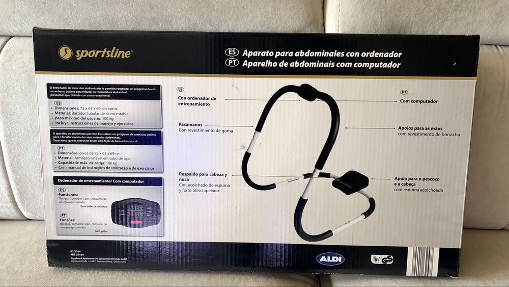 Aparelho Abdominais com  computador