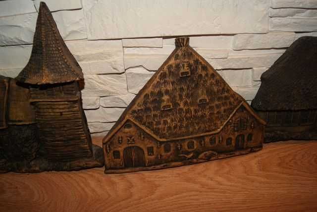 Płaskorzeźby ceramika ręcznie malowana