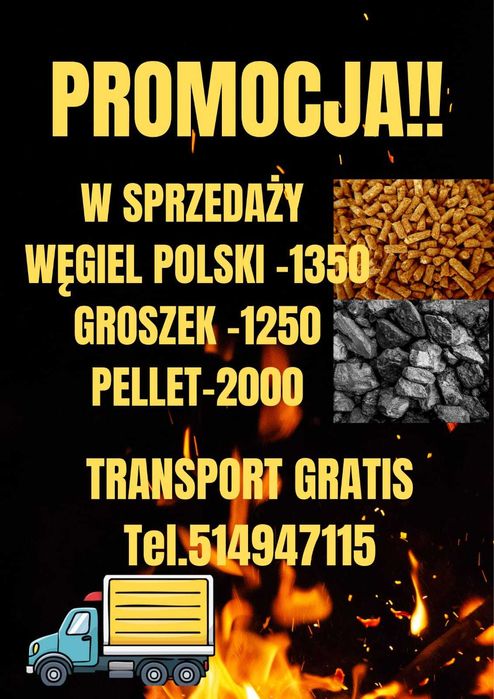 Węgiel, groszek, pelet A1