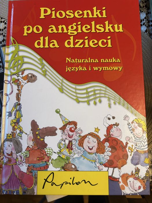 Piosenki po angielsku dla dzieci - książka z tekstami i nutami