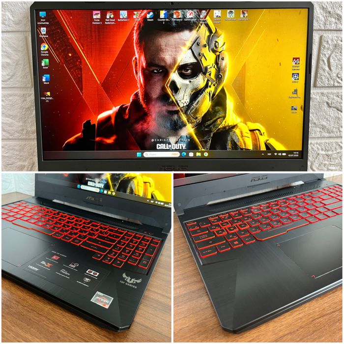 Asus TUF Gaming / 120Гц / Ryzen 5 / RX 560X / 16Gb / SSD+HDD / игры + комплект