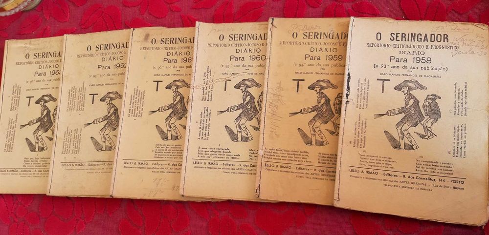 Vendo o Lote de 37 Exemplares do SERINGADOR: