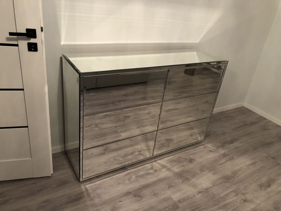 Komoda lustrzana, z lustra, glamour, OKAZJA!!!