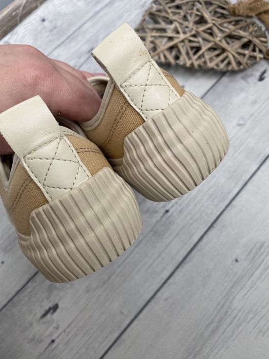 Mango Hank 87082505 бежевые кеды 36 размер ( по стельке 22 см)