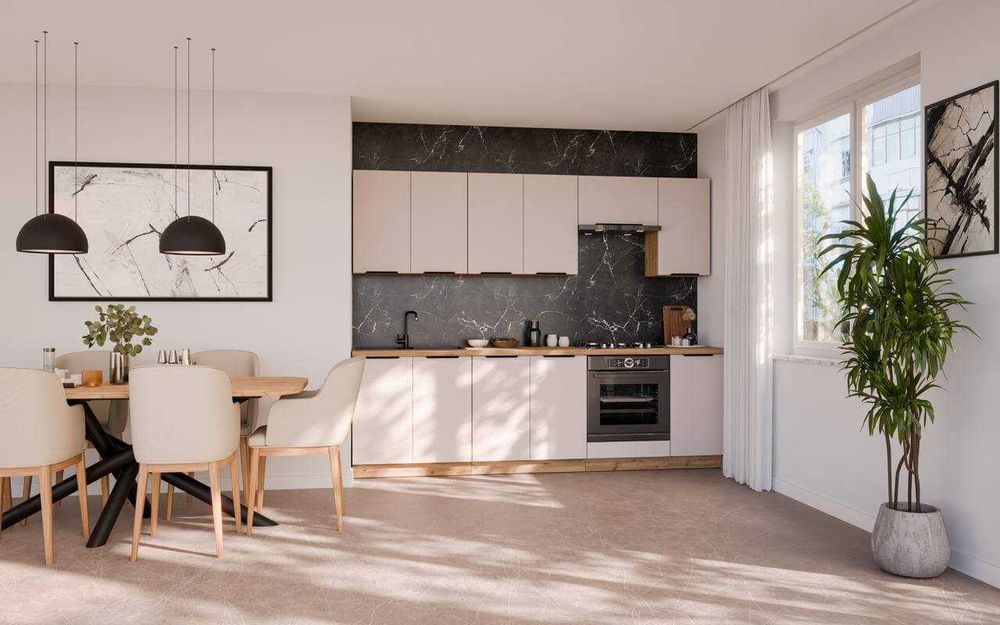 Modułowe meble kuchenne pod wymiar 260cm Kaszmir/artisan