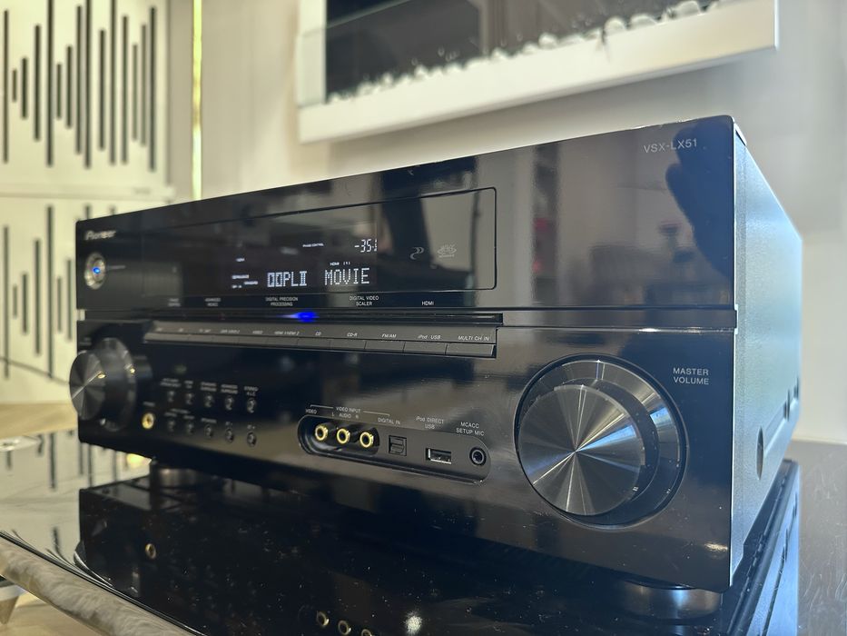 Amplituner Pioneer VSX-LX51 z serii LX 7.1 Wysoki Model HDMI Mikrofon Komplet