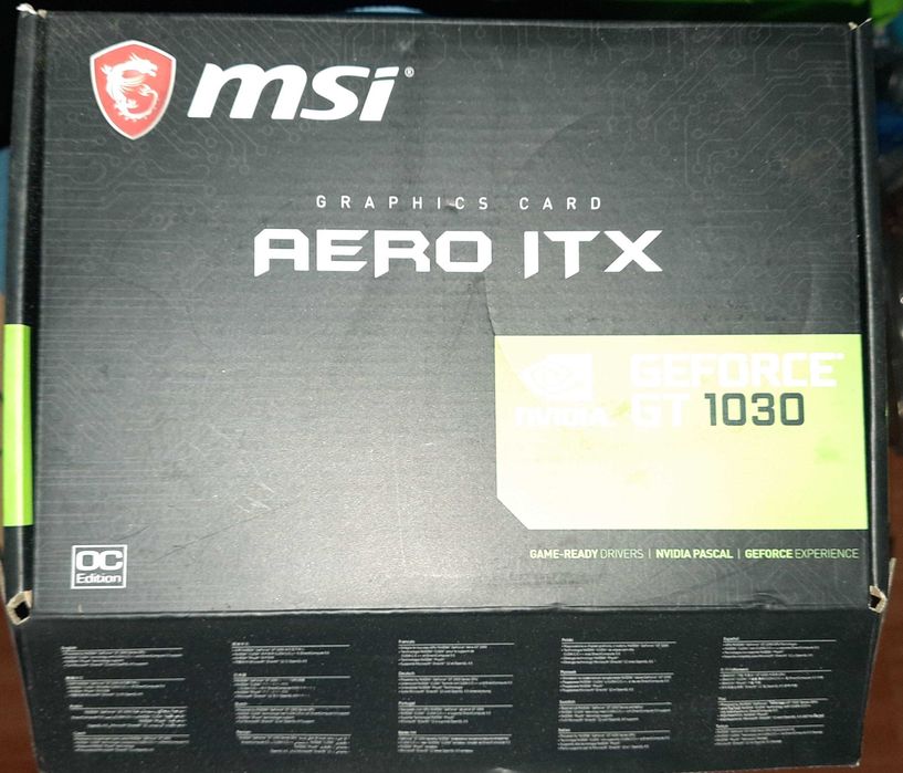 Placa gráfica MSI GT1030 Aero ITX 2G OC